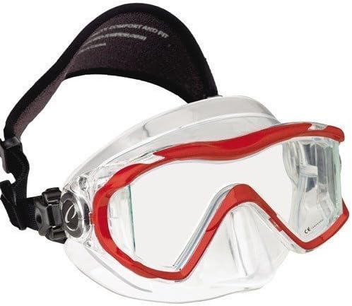 Oceanic Ion 3X Mask with Neo Strap RedClear