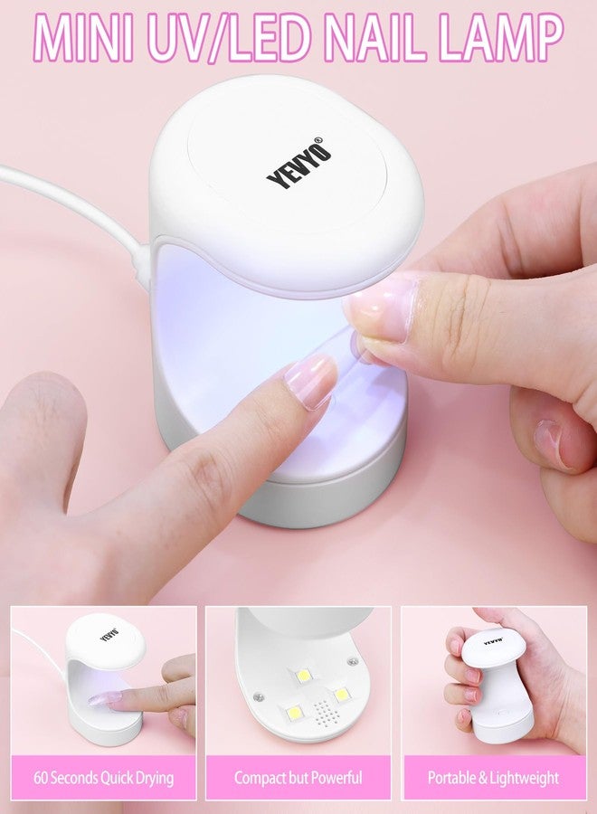 YEVYO Acrylic Nail Kit with Drill, Acrylic Nail Kit for Beginners with Everything UV Light Nail Art Tools Gift Set for Home Salon - Image 5