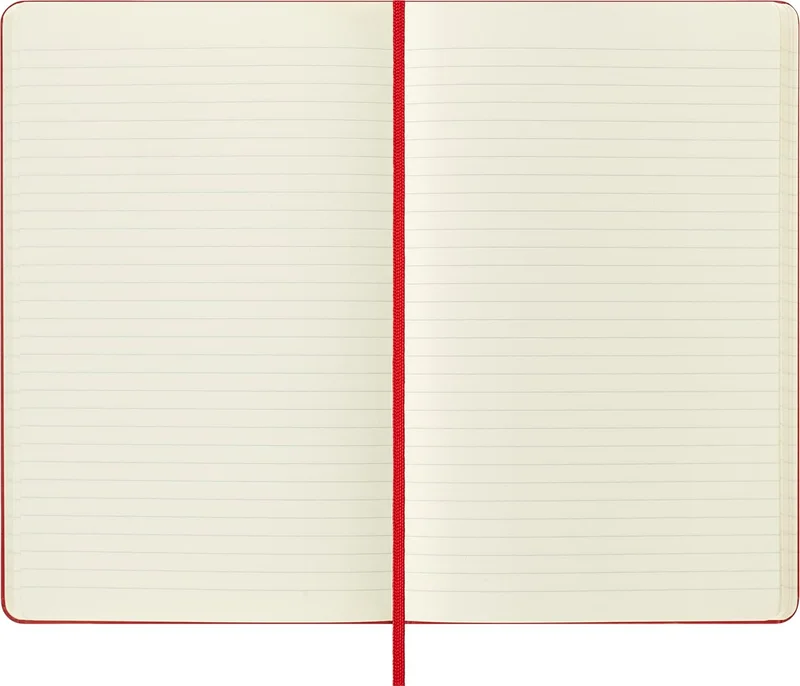 Moleskine  Moleskine Classic Ruled Notebook - Scarlet Red  | Best Price UAE