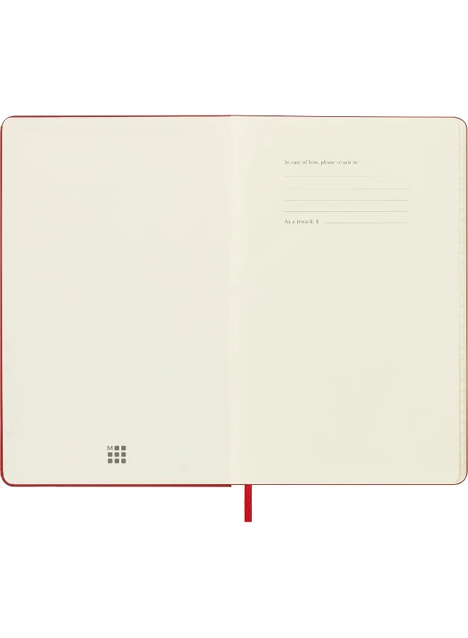 Moleskine  Moleskine Classic Ruled Notebook - Scarlet Red  | Best Price UAE