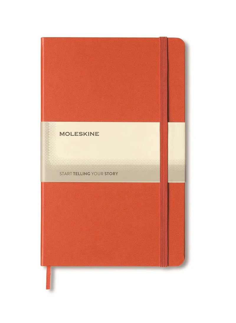 MOLESKINE Moleskine Classic Large Ruled Hard Cover Notebook - Scarlet Red