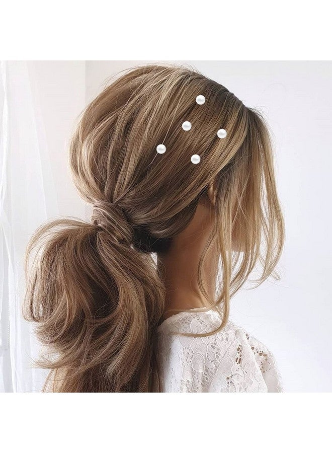 QIUTIMIY (48 Pcs4 Styles) Pearlrhinestone Crystal Twisters Spiral Set Hair Pin Silver Coil For Wedding Bridal Prom Party And Special Occasion With Clear Container - Image 4
