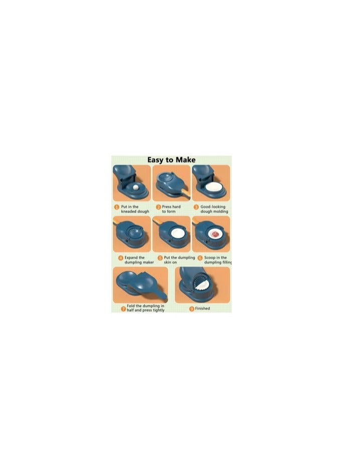 دينكس صانعة الزلابية 2 في 1، صانعة زلابية يدوية مع قالب تورتيلا ومكبس عجينة بيتزا - مكبس يدوي مناسب عالميًا لصانعة الزلابية، تشكيل العجين بنفسك، تحويل صنع الزلابية إلى عمل فني - Image 5