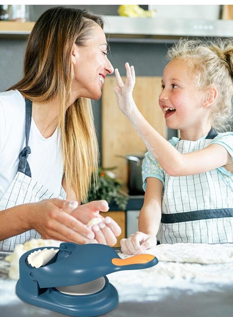 دينكس صانعة الزلابية 2 في 1، صانعة زلابية يدوية مع قالب تورتيلا ومكبس عجينة بيتزا - مكبس يدوي مناسب عالميًا لصانعة الزلابية، تشكيل العجين بنفسك، تحويل صنع الزلابية إلى عمل فني - Image 4
