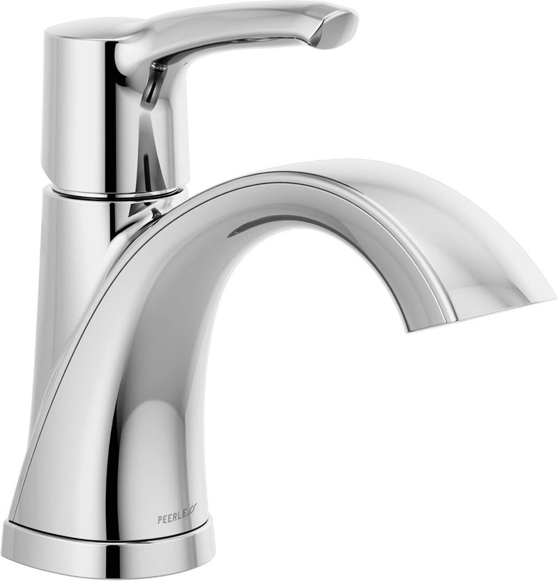 Peerless P1535LFLPU Parkwood Handle Lavatory Faucet Single Hole Chrome