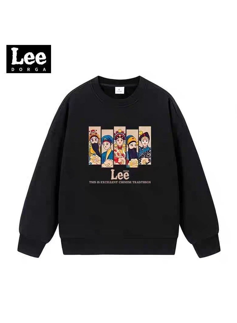 LEE Lee Brand Hoodie Loose Casual Round Neck Long Sleeved Hoodie  - Image 1