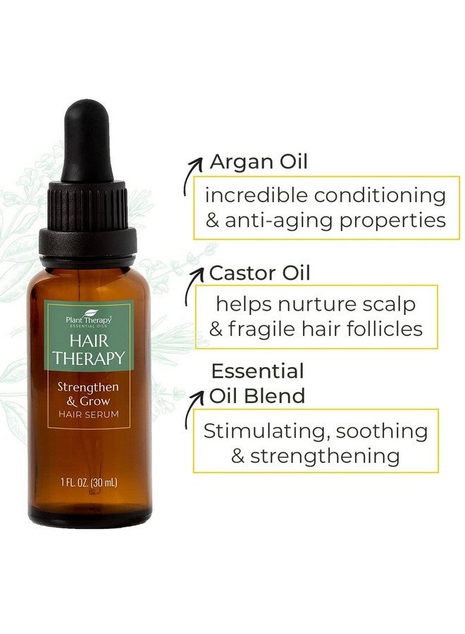 Plant Therapy Hair Therapy Blend & Serum Set - Strengthen, Repair and Grow Shiny Healthy Hair, 1 oz Serum & 10 mL Essential Oil Blend - Image 2