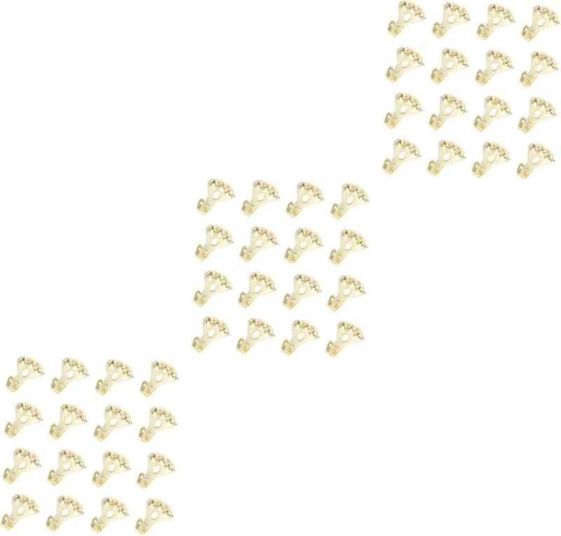 خطافات تعليق الصور الثقيلة 60 مجموعة 3.8 × 3.4 سم تركيب سهل على الحائط بدون تلف - Image 1