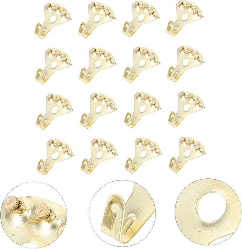 خطافات تعليق الصور الثقيلة 60 مجموعة 3.8 × 3.4 سم تركيب سهل على الحائط بدون تلف - Image 4