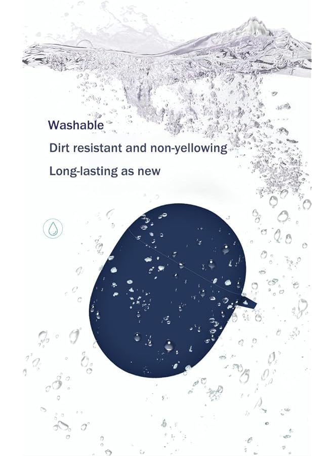 إيروريكس جراب سيليكون متوافق مع Google Pixel Buds Pro غطاء حماية لسماعات الرأس باللون الأسود - Image 5