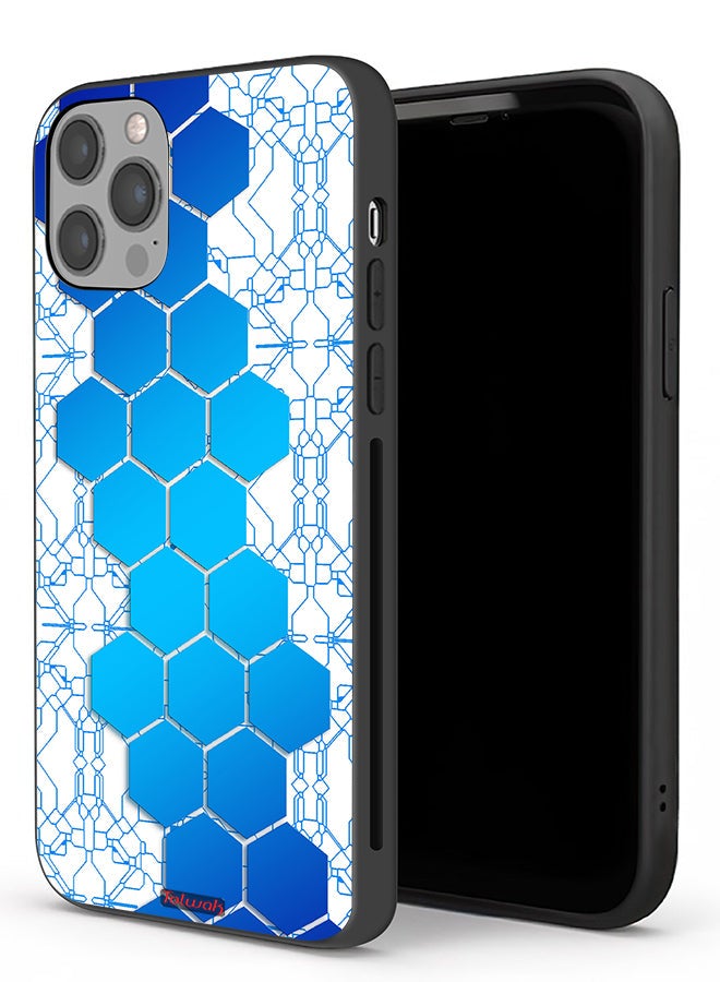 Tolwak Apple iPhone 12 Pro Max Protective Case Honeycomb Hexagon Icon Networks - Image 1