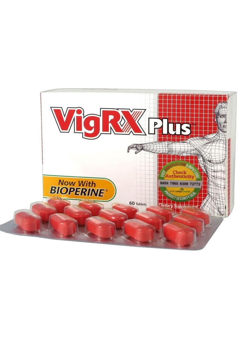 The original health care vitamins 100% vig rx men's health supplement 60 tablets