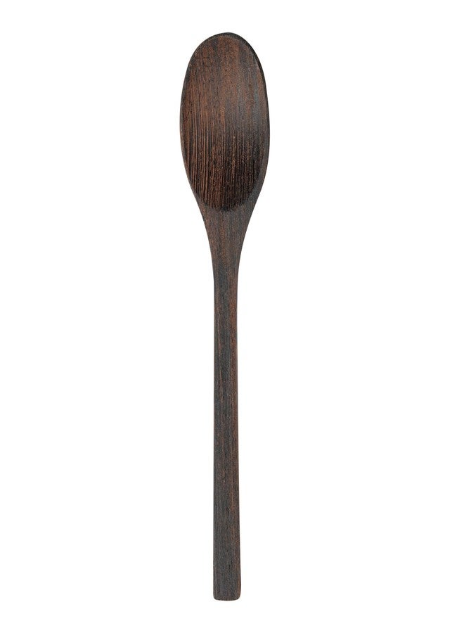 Restaurantware Serving Spoon, 6.3 Inch Pack of 40 Handmade Coconut Ebony Spoons for Serving, Wooden Serving Spoon with Lacquered Finish for Appetizers, Desserts, Buffet, Catering - Image 2