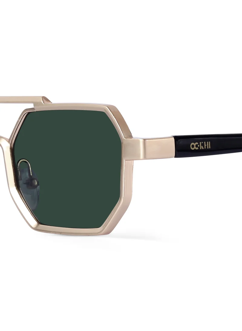 Woggles UV Protection Hexagonal Sunglasses| Men & Women