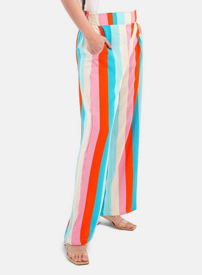 Pants with Colored Stripes