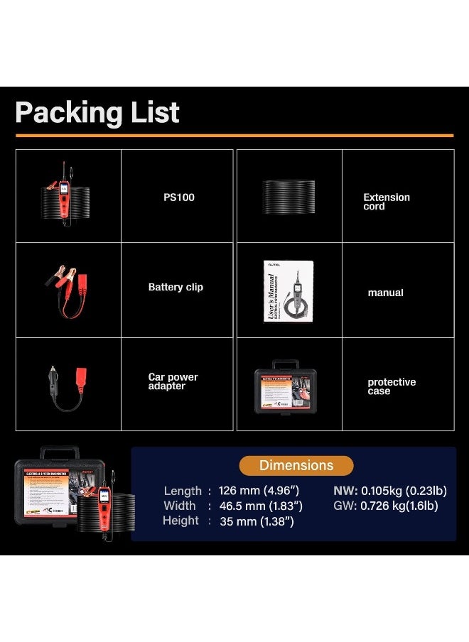 Autel PowerScan PS100 Circuit Probe Kit