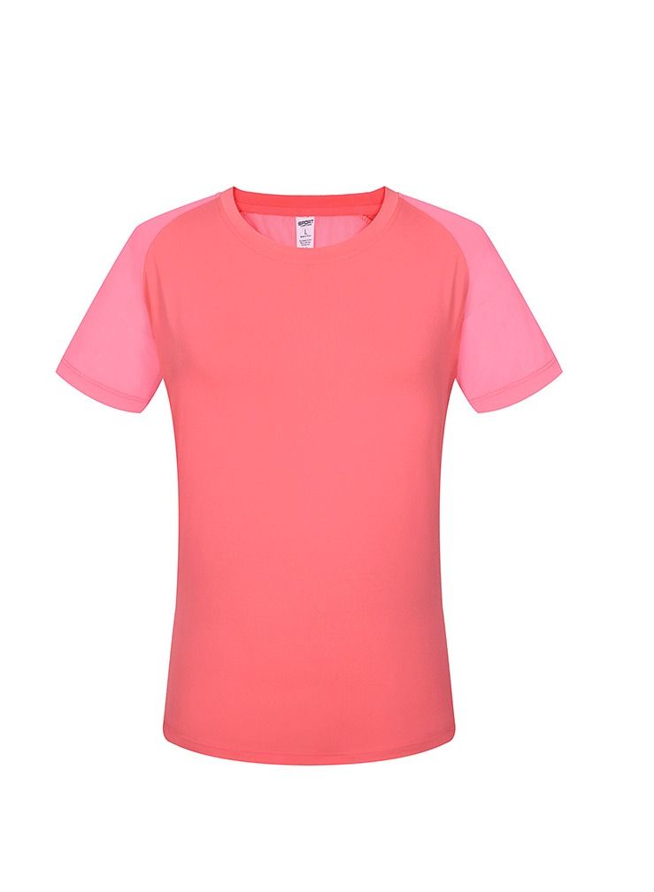 UTDOORWEAR تي شيرت رياضي نسائي قصير الأكمام سريع الجفاف جديد لصيف   - Image 1