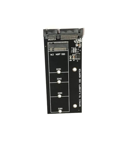M.2 NGFF to 22-Pin SATA III for NGFF M.2 to SATA Converter Adapter Card Based Key B/B + M 2280 2260 2242 2230mm SSD Super Speed 6Gbps for Laptop