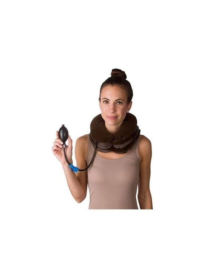 Inflatable Neck Traction Device for Cervical Orthodontics: Easy to Use for Relieving Chronic Neck and Shoulder Pain, Helping to Straighten and Align the Vertebrae, and Serving as a Multi-Colored Neck Support - Image 3