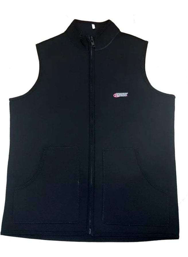 Ebakbak Motorcycle Neoprene Sleeveless Vest with Pockets Anti-Sweat Cold Proof Motor Sleeveless Vest 