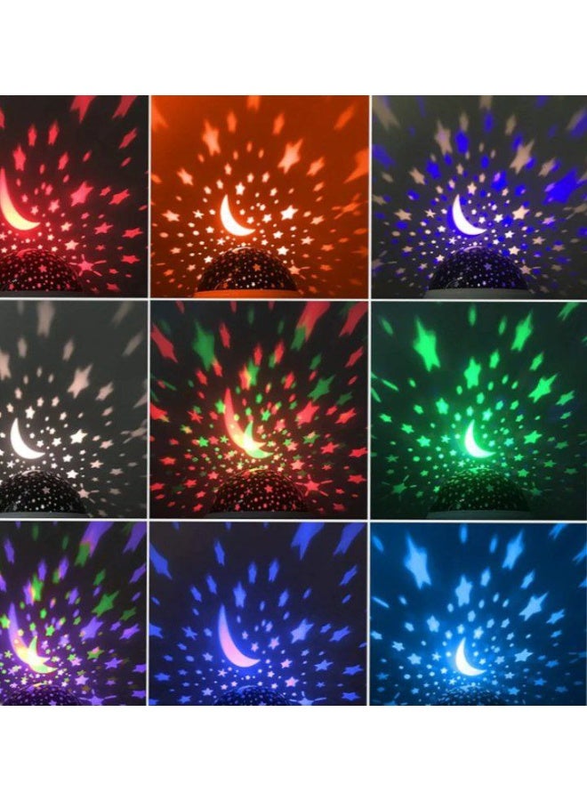 اباجورة ديسكو كواكب بإضاءة ملونة متغيرة وتصميم جذاب لأجواء ممتعة في الغرفة  Rg  - Image 5