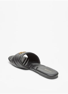 Celeste Women's Quilted Slip-On Sandals with Logo Accent  - Image 3