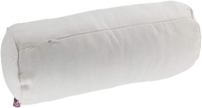 klarako Full Round Bolster Pillow Cushion for Massage Table  Linen Yoga Bolster, 15.7inch Long & 5.9 Dia.  4Color - Image 1