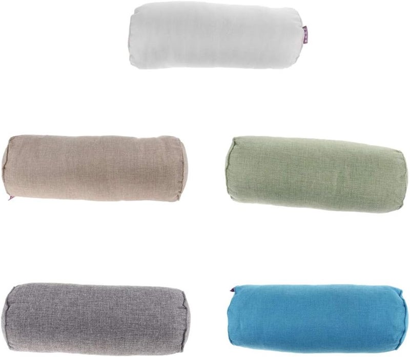 klarako Full Round Bolster Pillow Cushion for Massage Table  Linen Yoga Bolster, 15.7inch Long & 5.9 Dia.  4Color - Image 5