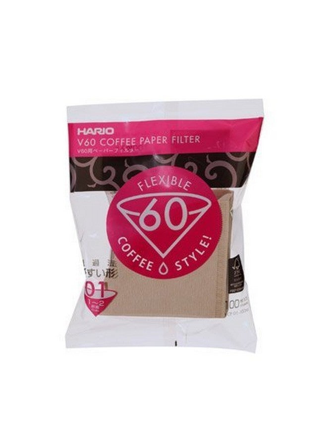 Hario 01 100-Count Coffee Natural Paper Filters, 3-Pack Set (Total of 300 Sheets) (Japan Import) by Hario - Image 2