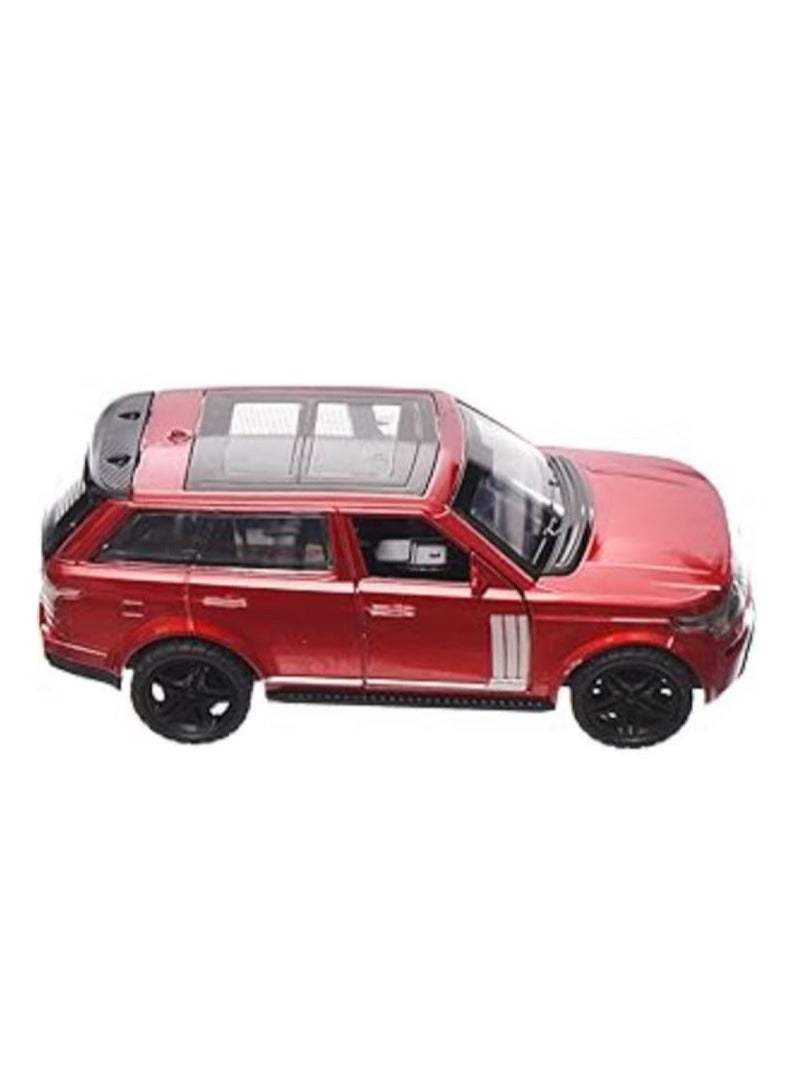 Accessories Store Mini Metal Car Great Design Rear Wheel Drive with Opening Door for Kids Add More Fun - Red Black - Image 1