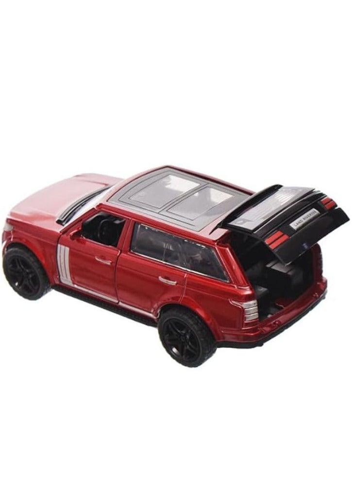 Accessories Store Mini Metal Car Great Design Rear Wheel Drive with Opening Door for Kids Add More Fun - Red Black - Image 2