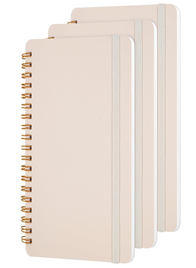 Utron 3 PCS Small Spiral Notebook 5x7, Notebooks for Note Taking, Pink Spiral Journal Notebook, Work Notebook Small Notebooks 5x7 with Strap, Cute Notebooks for Women 70 Sheets/Note Books - Image 1