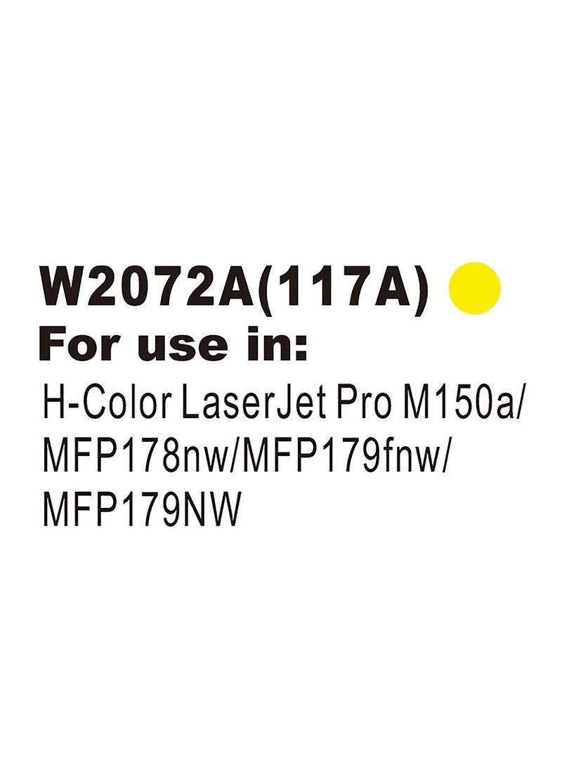 أم كيه إس - حبر طابعه W2072A متوافق مع الطابعات  HP Color Laser M150 / MFP 178 / MFP 179 - Image 1