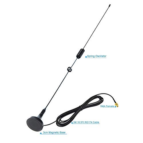LUITON 2-Pack 16.5 Inch Dual Band Ham Radio Antenna VHF UHF 136-174MHz 400-470MHz Magnetic Base SMA Female Antenna Handheld Two Way Radio Antenna for BaoFeng UV-5R UV-82 BF-888 BTECH F8HP by LUITON - Image 4