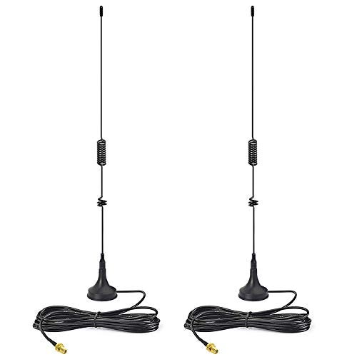 LUITON 2-Pack 16.5 Inch Dual Band Ham Radio Antenna VHF UHF 136-174MHz 400-470MHz Magnetic Base SMA Female Antenna Handheld Two Way Radio Antenna for BaoFeng UV-5R UV-82 BF-888 BTECH F8HP by LUITON - Image 1