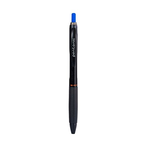 linc Pentonic BR-T Retractable Ballpoint Pens, 12 Count, Blue Ink, 0.7 mm Fine Point, Smooth Writing For Journaling, Office & School (PEN12123) - Image 4