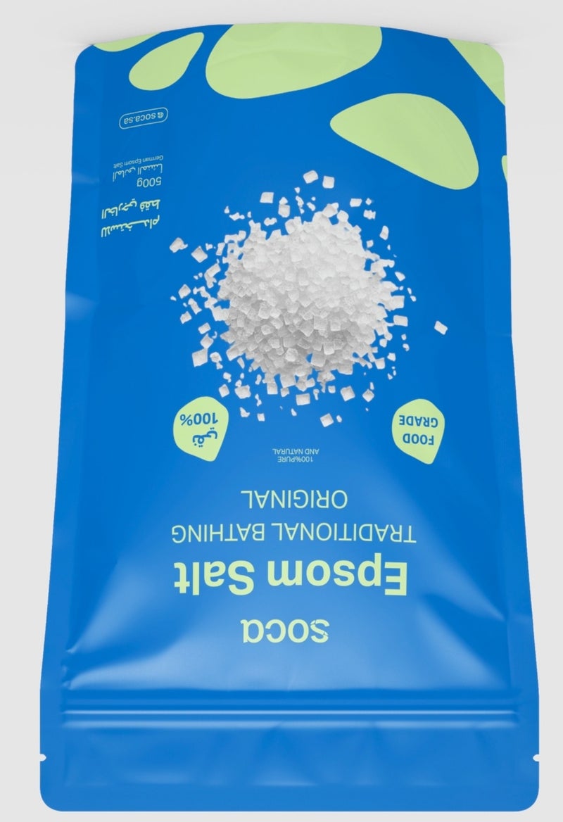 SOCA EPSOM SALT TRADITIONAL BATHING ORIGINAL 100%PURE AND NATURAL 500G - Image 3