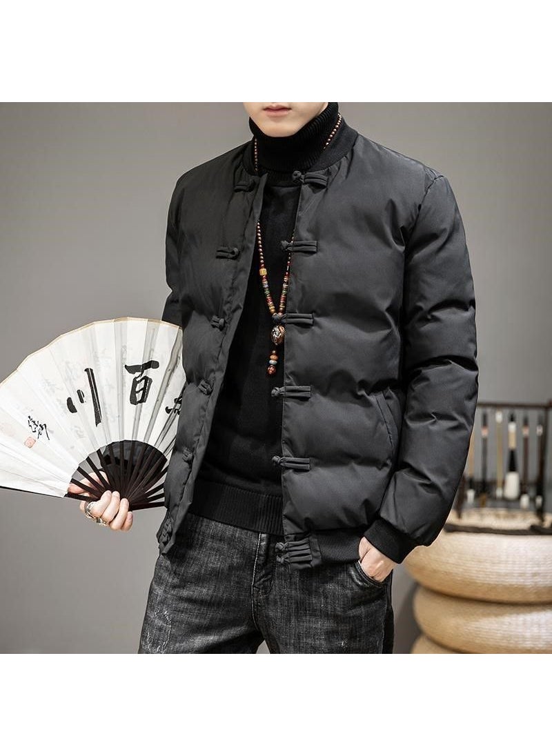 Detention Center Detention Center Prison Special Delivery Mens Winter Thickened No Zipper No Button Button Button Cotton Clothes Green