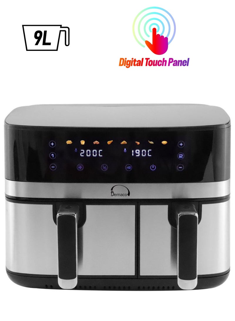 Bernaco dual zone air fryer 9L - Image 1