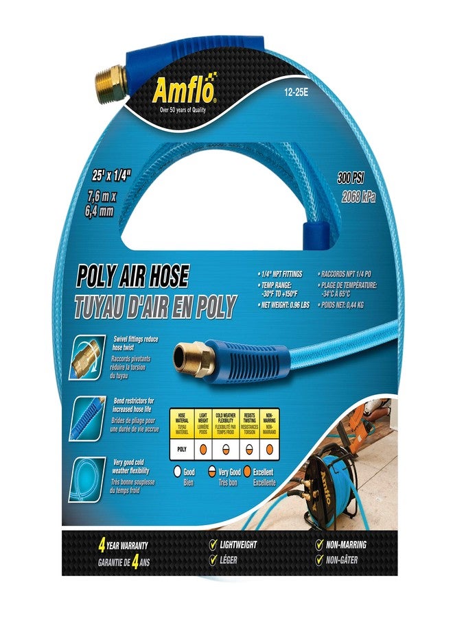 Amflo 12-25E 1/4" x 25' Poly Air Hose - Image 2