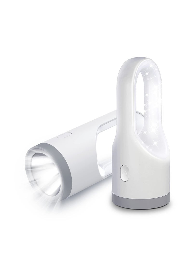 Excefore Rechargeable U-Shape Spotlight Flashlight 1000 Lumens LED Handheld Flashlights 4 Modes IPX5 Waterproof Lightweight Outdoor Searchlight for Hiking, Camping, Hunting and Emergencies  - Image 1