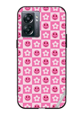 Protective Case Cover For OnePlus Nord N300 Checkered Hot Pink Retro Flowers And Happy Faces Seamless Pattern Design Multicolour - pzsku/ZEB8F7DCB7D1FA948EBA1Z/45/_/1676661059/ec0114db-778d-4533-8bd3-f7345980a30e