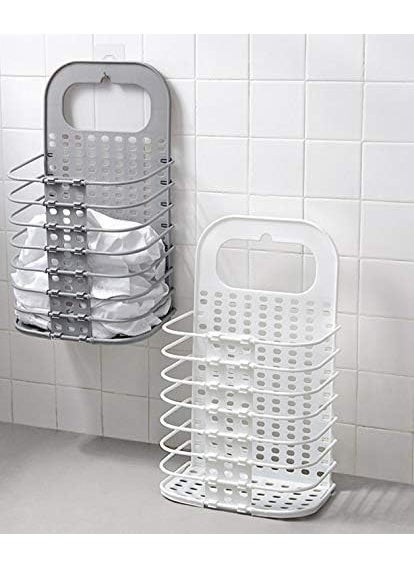 Ekdant EKDANT Portable Laundry Basket Collapsible Hanging Hamper with WallMounted Option Stylish Functional SpaceSaving Storage Solution for Laundry  - Image 5