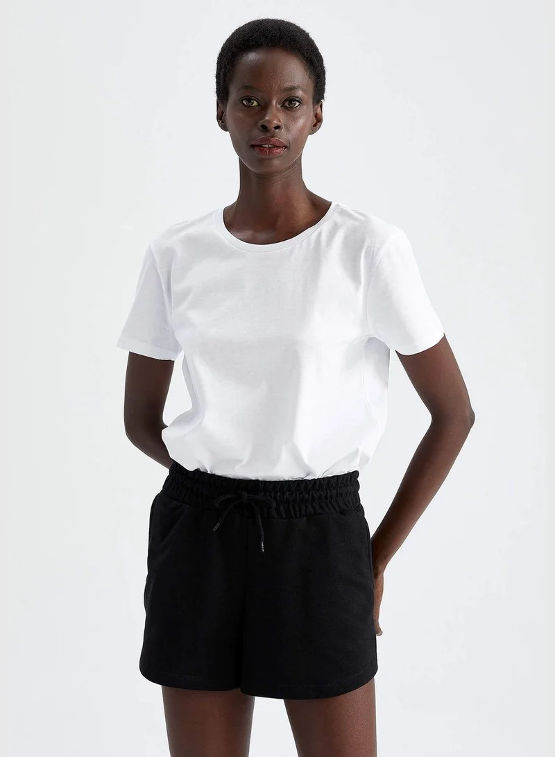 DeFacto Regular Fit Elasticated Waist Mini Short