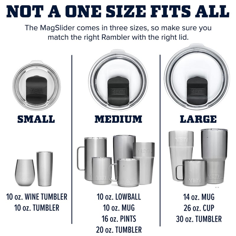 YETI YETI Plastic Rambler MagSlider Lid for 10 oz Wine Tumbler  - Image 2