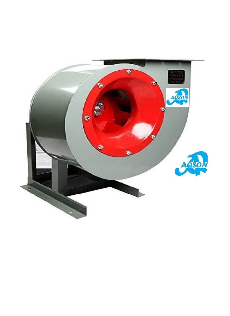 AQSON Blower 2Kw 3 Hp 3 Phase Multi-Wing Turbine Carbon Steel Copper Motor Energy-Saving Industrial Fan Barbecue Kitchen Factory Large Public Place  - Image 1