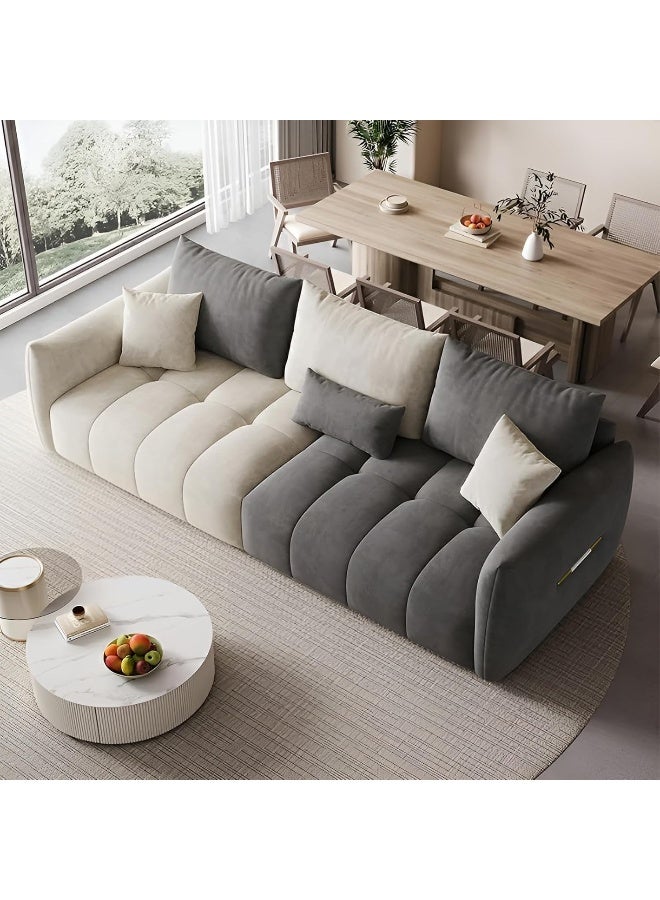 Zayn comforts Premium Modular Fabric Sofa Set with Lounge Chair & Ottoman  Sophisticated Comfort and Versatile Design - Image 4
