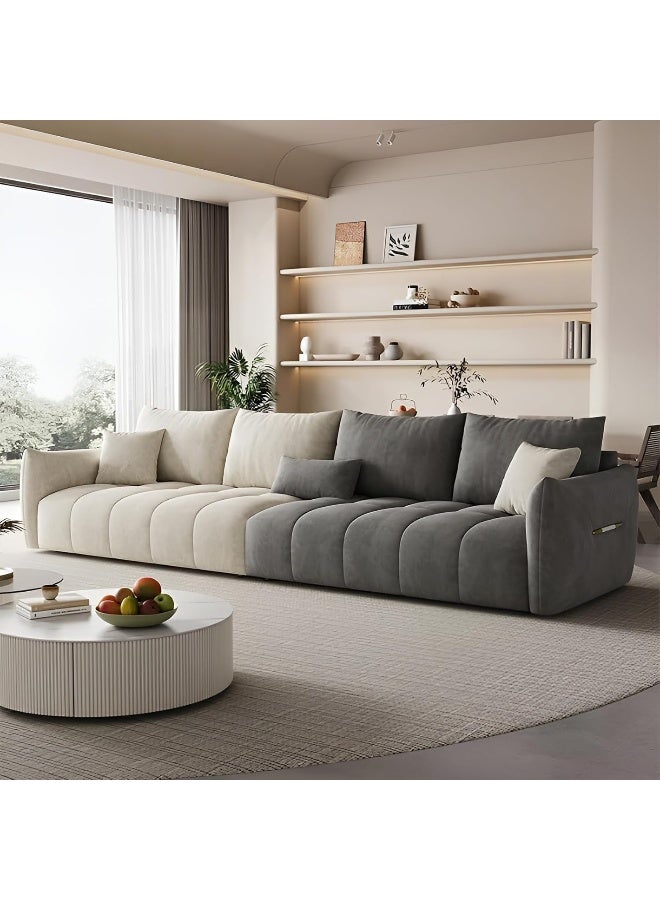 Zayn comforts Premium Modular Fabric Sofa Set with Lounge Chair & Ottoman  Sophisticated Comfort and Versatile Design - Image 2