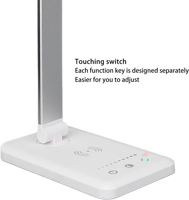 klarako LED Desk Lamp,Aluminium Alloy Folding Reading Lamp Adjustable 10 Brightness Gears Table Lamp for Home Office - Image 3