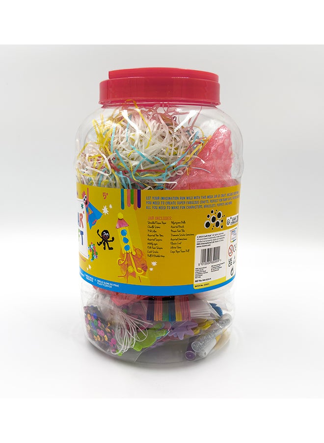RMS - Mega Jar Of Craft – Red – All-in-one Craft Kit For Characters, Bracelets, Puppets, And More - Image 1